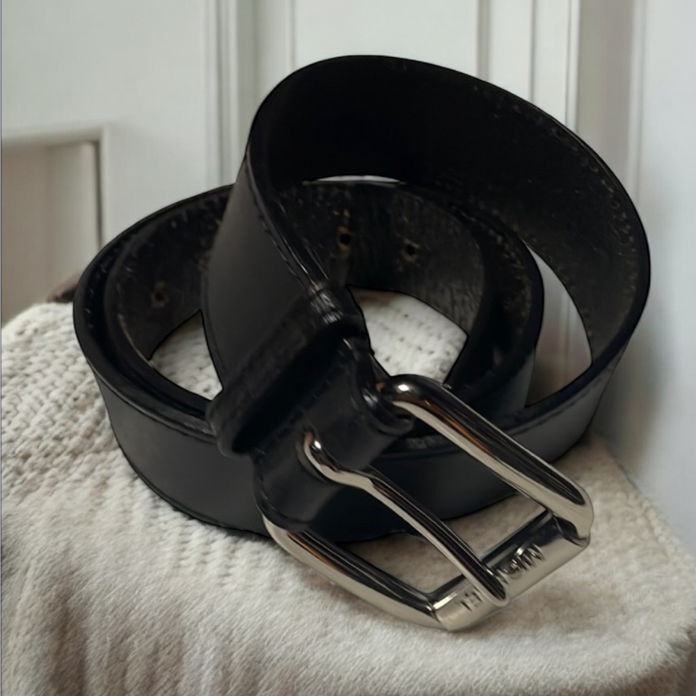 Michael kors Black Leather Belt